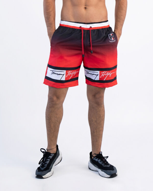 Pantaloneta Tommy Degradé Rojo 1 PANTALONETA TOMMY HILFIGER