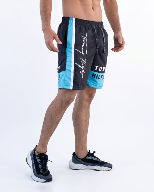 Pantaloneta Tommy Negro Linea Azul 2 PANTALONETA TOMMY HILFIGER