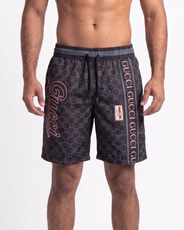 Pantaloneta Gucci Negro panal 2 PANTALONETA GUCCI