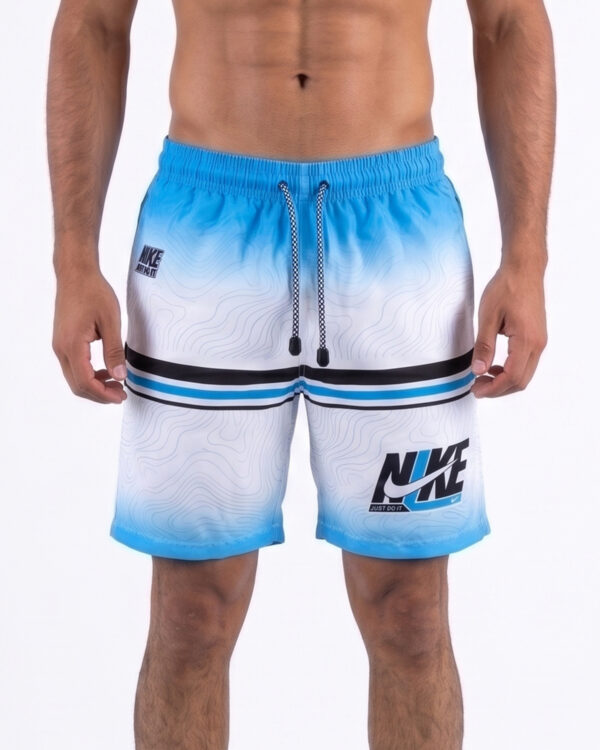 Pantaloneta Nike Celeste Lineas 2 PANTALONETA NIKE