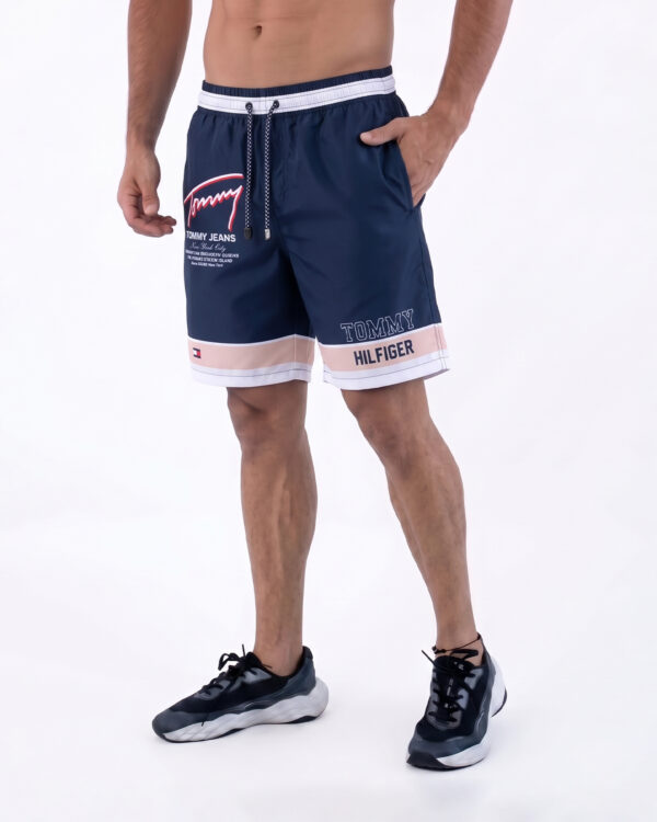 Pantaloneta Tommy Azul x Beige 1 PANTALONETA TOMMY HILFIGER